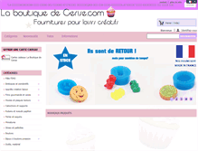 Tablet Screenshot of laboutiquedecerise.com